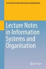 Lecture Notes in Information Systems and Organisation