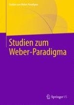 Studien zum Weber-Paradigma