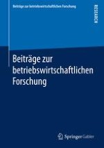 Beiträge zur betriebswirtschaftlichen Forschung