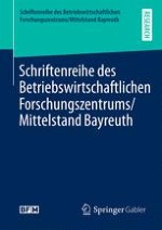 Schriftenreihe des Betriebswirtschaftlichen Forschungszentrums für Fragen der mittelständischen Wirtschaft e. V. an der Universität Bayreuth (BF/M-Bayreuth)