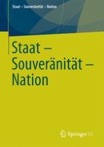 Staat - Souveränität - Nation