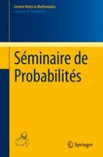 Séminaire de Probabilités