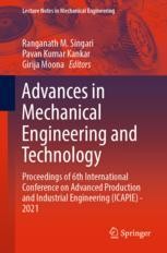 Advances in Mechanical Engineering and Technology | springerprofessional.de