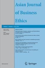 Asian Journal of Business Ethics 1/2018