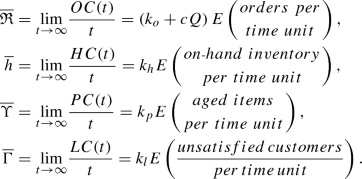 The Residual Time Approach For Q R Model Under Perishability General Lead Times And Lost Sales Springerlink