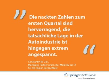 Automobilwirtschaft | Sehr gute Bilanzen verdecken kritische Lage der  Autoindustrie | springerprofessional.de