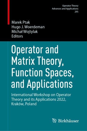 Operator Theory: Advances and Applications Operator Theory: Advances and Applications