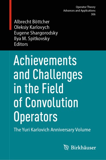 Operator Theory: Advances and Applications Operator Theory: Advances and Applications