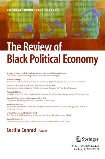 The Review of Black Political Economy | springerprofessional.de