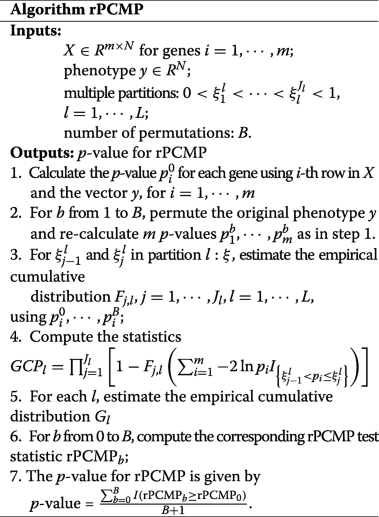 Rpcmp Robust P Value Combination By Multiple Partitions With Applications To Atac Seq Data Bmc Systems Biology Full Text