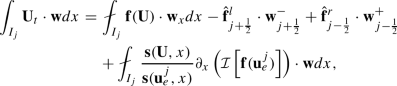 A High-Order Well-Balanced Discontinuous Galerkin Method for Hyperbolic ...
