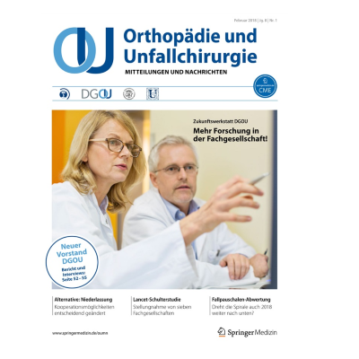Orthopädie und Unfallchirurgie - Zeitschrift