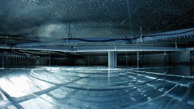 Blick in den Eisspeicher