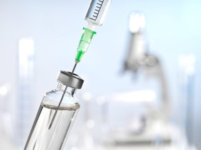 Aufziehen einer Spritze