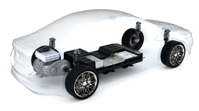 Elektroauto mit Batterie