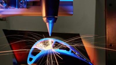 Laserstrahlbohren an einer Turbinenschaufel 