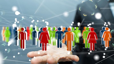 Teams führen: Figuren auf einer Hand