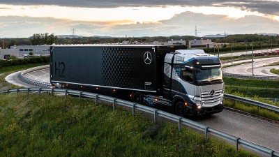 2025 soll der erste Brennstoffzellen-Lkw von Daimler Truck auf die Straße rollen.
