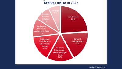Risiken für Bergbau- und Metallindustrie 2022