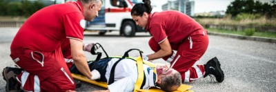 Rettungsdienst und Unfallopfer