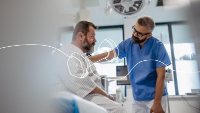 Patient und Arzt