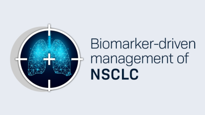 biomarker-driven management of NSCLC logo