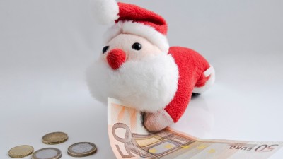Weihnachten Weihnachtsmann Geld Weihnachtsgeld