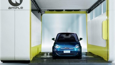 Wechselakkus von Ample für den Fiat 500 Elektro