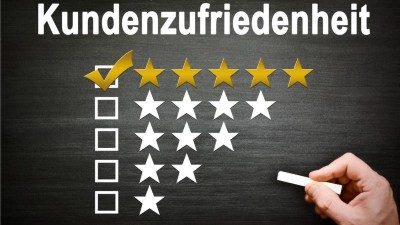 Kundenzufriedenheitsmessung mit Sterneskala