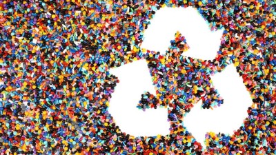 Kunststoff Recycling Symbolbild