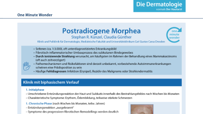 One Minute Wonder: Postradiogene Mophea