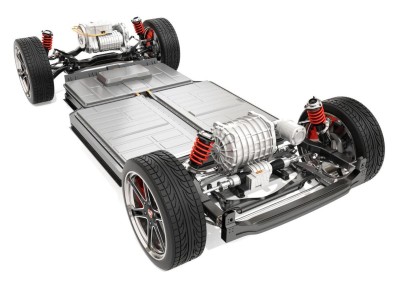 Chassis eines Elektrofahrzeugs