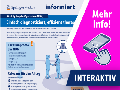 Infografik Nicht dystrophe Myotonien (NDM)