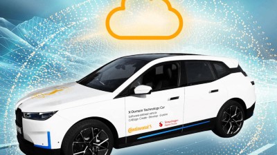 Continental presents the first cross-domain high-performance computer in a real vehicle environment.