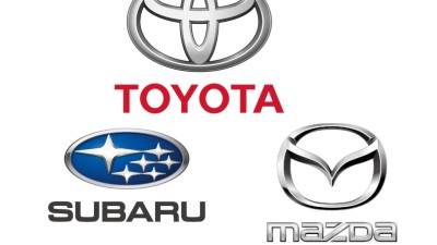 Toyota, Mazda and Subaru cooperate in engine development.