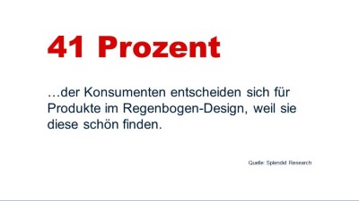 Regenbogen-Design in der Markenwahrnehmung