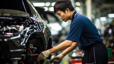 China is by far the largest producer of motor vehicles.