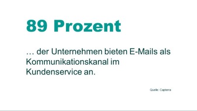 Schwerpunkte im Kundenservice