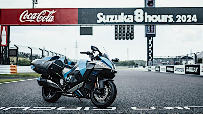 Hydrogen motorcycle from Kawasaki
