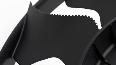 Bionic cooling fan from Mahle for fuel cell and electric vehicles.