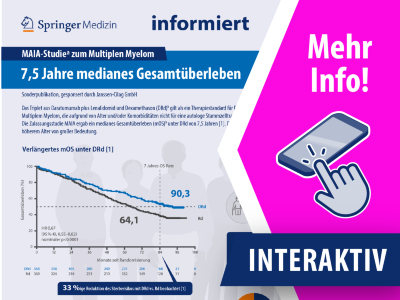 Infografik MAIA-Studie zum Multiplen Myelom