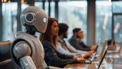 Roboter und menschliche Kollegen