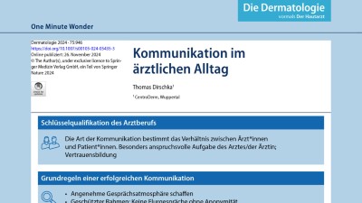 One Minute Wonder: Kommunikation in der Praxis