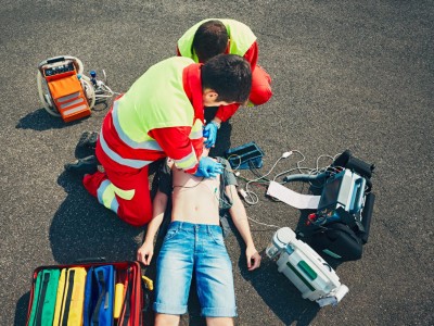 Außerklinische Reanimation durch Notarzt