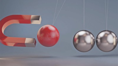 Magnet und Kugeln