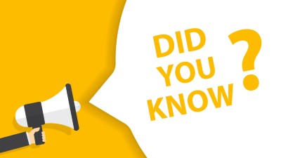 Schriftzug Did you know?