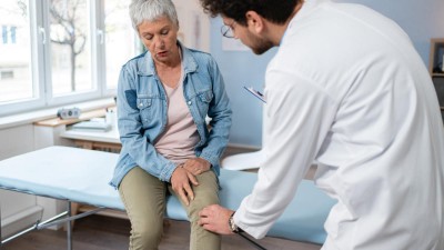 Patientin mit Gonarthrose