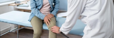 Patientin mit Gonarthrose
