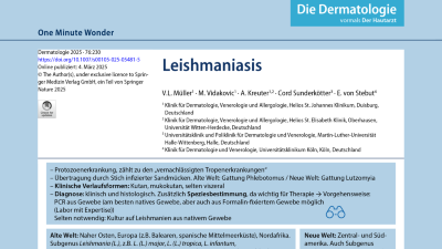 One Minute Wonder: Leishmaniose