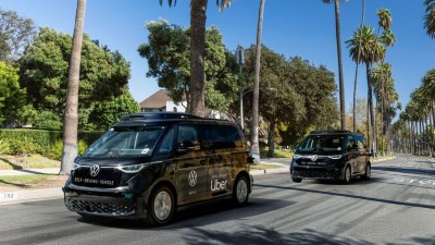 Volkswagen und Uber: Partnerschaft zur Integration autonomer ID.-Buzz-Fahrzeuge in die Uber-Plattform.